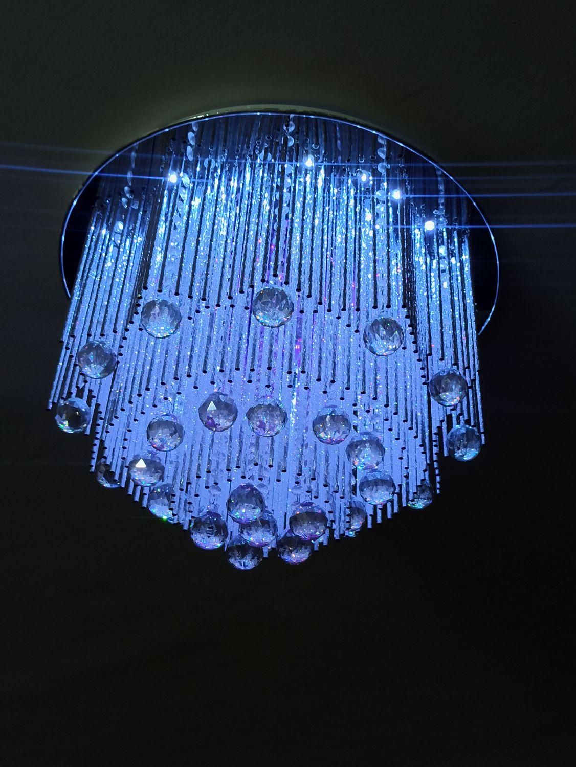 لوستر سقفی کریستالی|لوستر و چراغ آویز|اراک, |دیوار