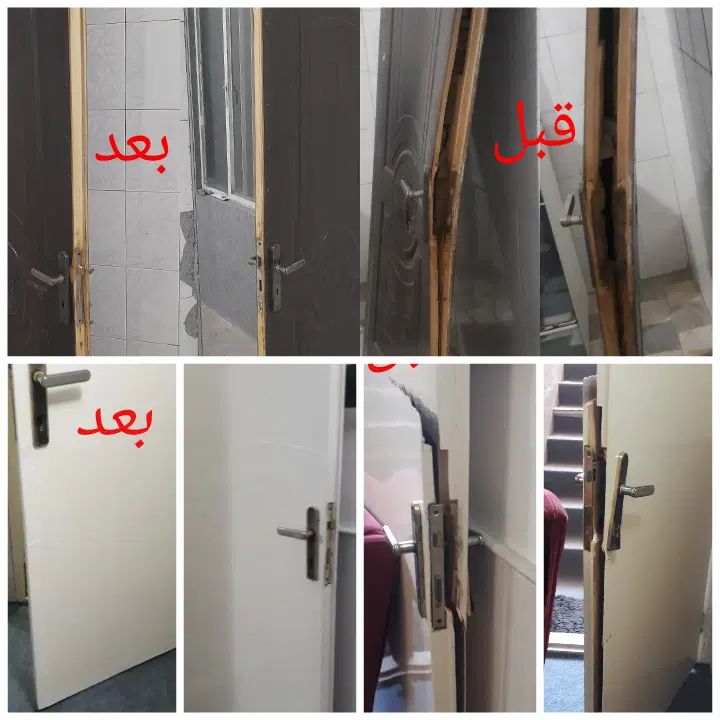 تعمیرات ساخت نصب درب چوبی وکابینت کمد دیواری و...|خدمات پیشه و مهارت|قم, سراجه|دیوار