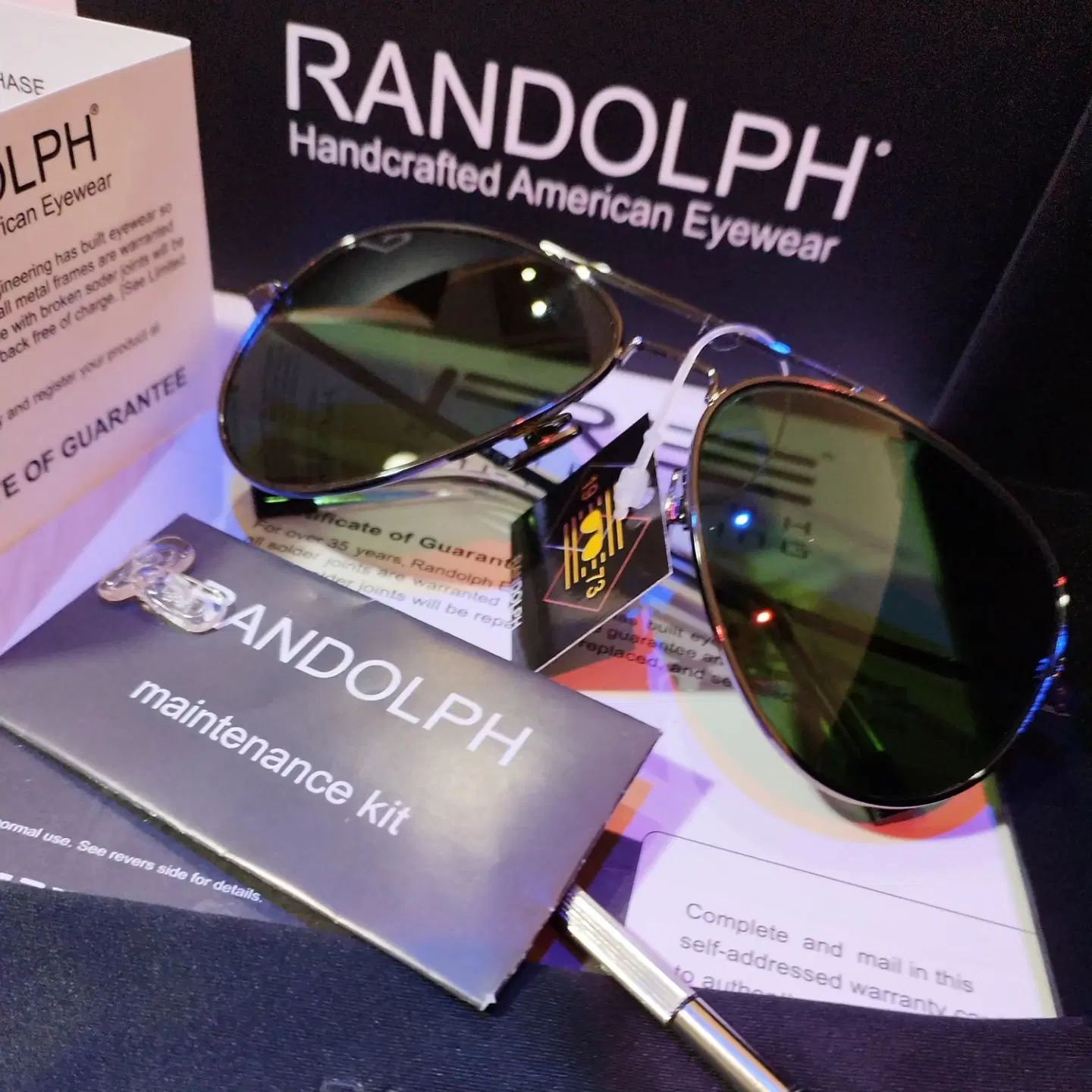 عینک رندولف کنکورد سیاه Randolph concorde black|زیورآلات و اکسسوری|تهران, جماران (نیاوران)|دیوار