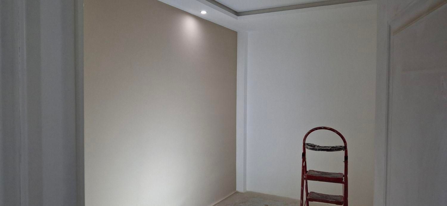 نقاش نقاشی ساختمان پلی استر رنگ آمیزی ایرلس پاشش|خدمات پیشه و مهارت|مشهد, آبکوه|دیوار