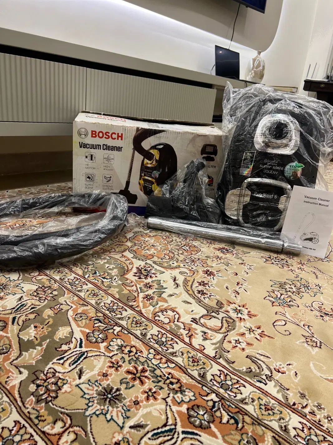جاروبرقی بوش bosch سوپر سایلنت|جاروبرقی، جارو شارژی، بخارشو|تهران, تهرانسر غربی|دیوار