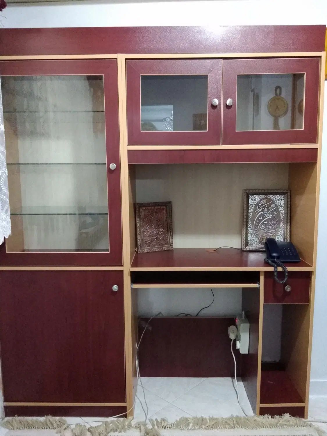 میز کامپیوتر و کتابخانه سرهم|میز تحریر و کامپیوتر|تهران, صادقیه|دیوار