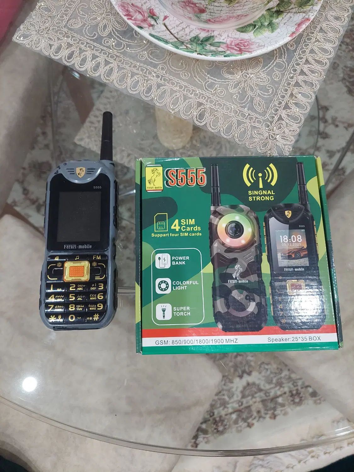 گوشی ارتشی چریکی ۴سیم s555 فراری هوپ|موبایل|تهران, دروازه شمیران|دیوار
