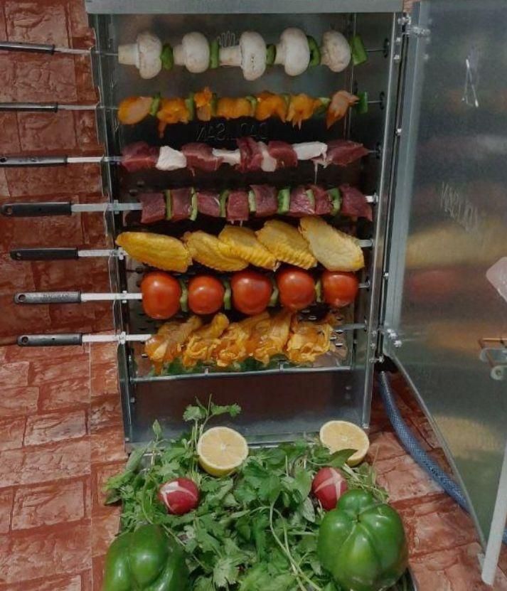 کباب پز/منقل گازی موتوردارگردون.درب دار.آپارتمانی.|اجاق گاز و لوازم برقی پختوپز|ری, شهید بهشتی|دیوار