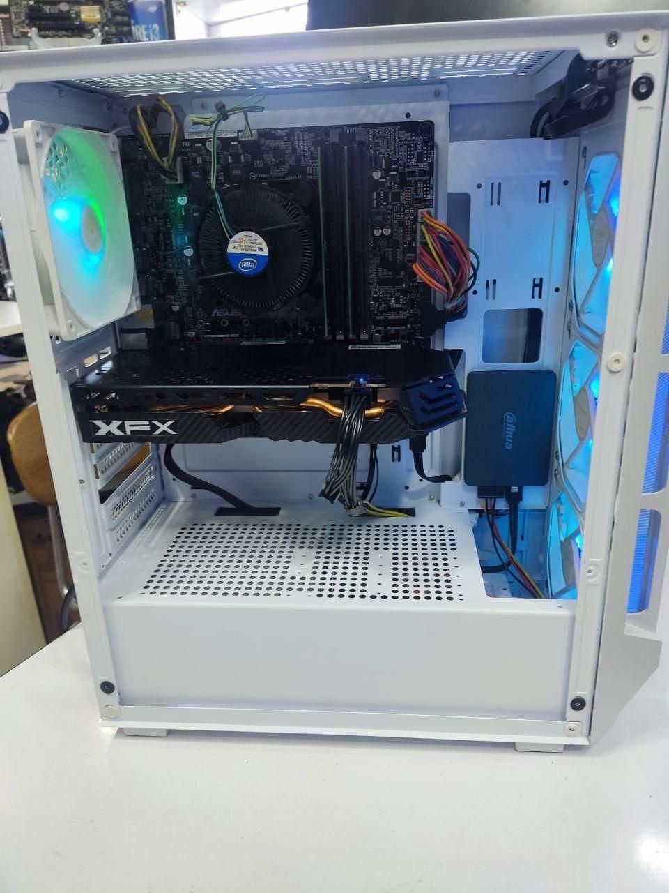 کامپیوتر گیمینگ کیس رنگی rgb|رایانه رومیزی|اردبیل, |دیوار