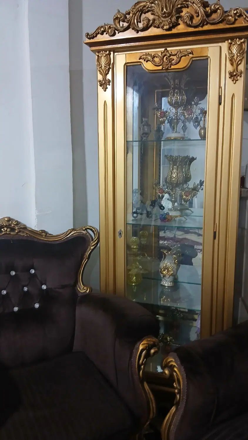 چهارتیکه مبل میزعسلی پادیشن و همراه با پرده|مبلمان خانگی و میز عسلی|بهارستان, |دیوار