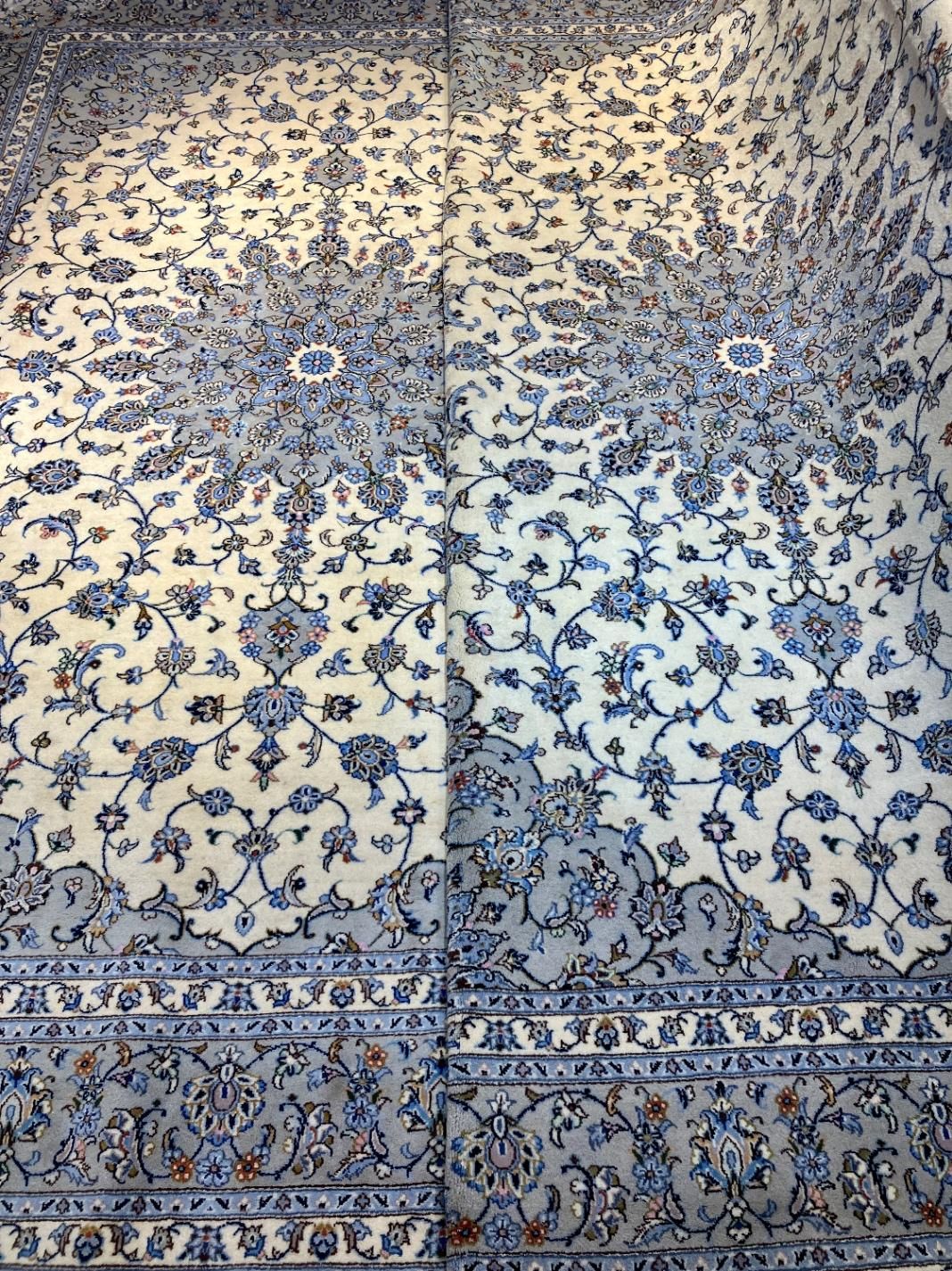 فرش دستباف جفت ۹ متری کاشان کرم دستبافت|فرش|تهران, مولوی|دیوار