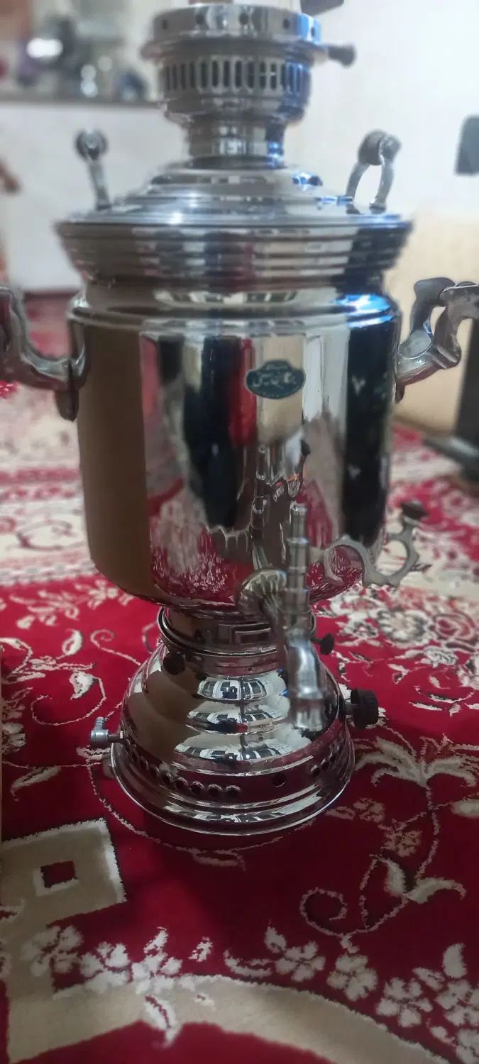 سماور گازی ۲۰لتریبرلدران سیفی با کارتون فابریک|قوری، کتری، قهوه‌ساز دستی|تبریز, |دیوار