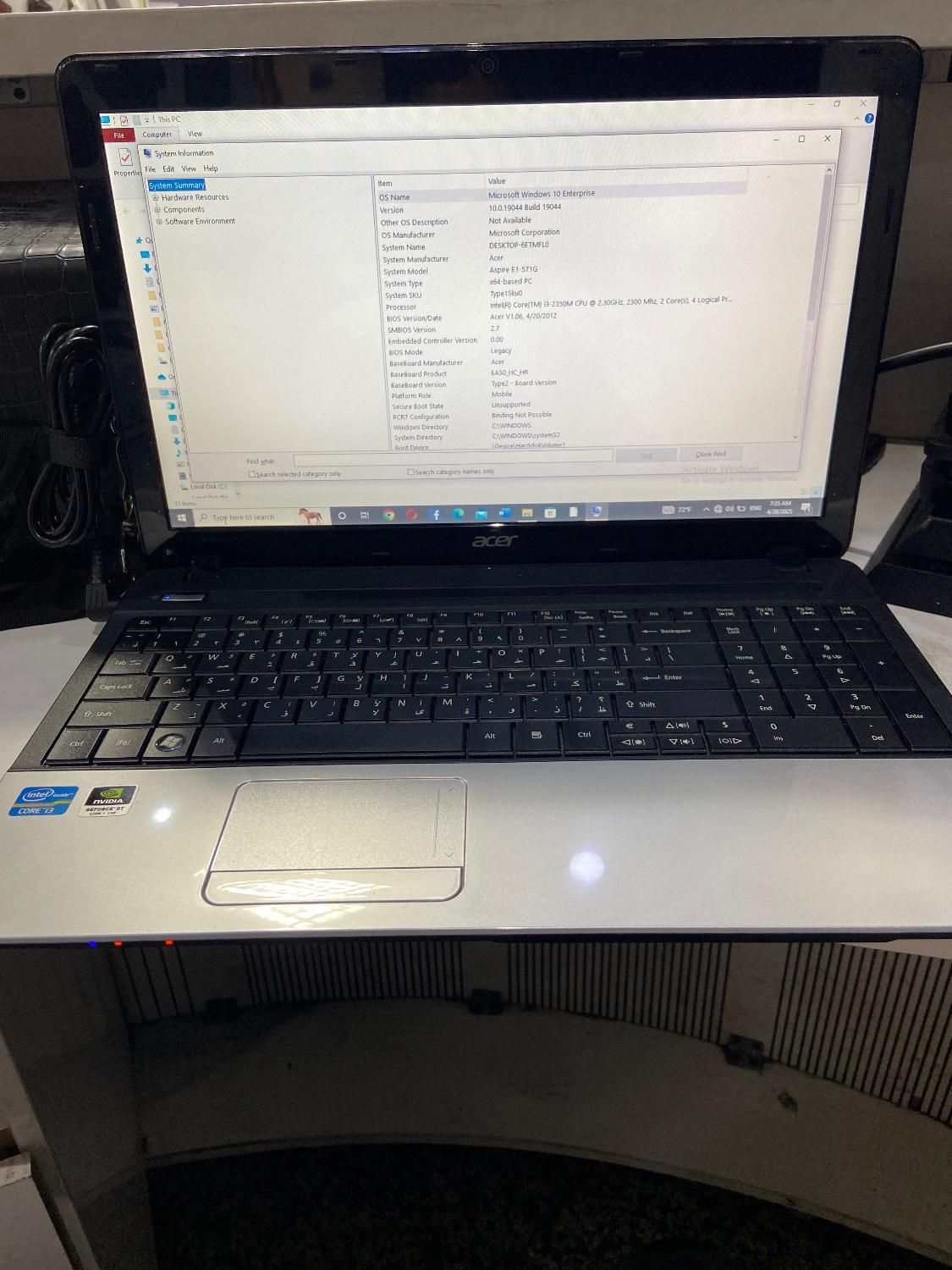 laptop acer لپ تاپ ایسر|رایانه همراه|تهران, شهرک غرب|دیوار