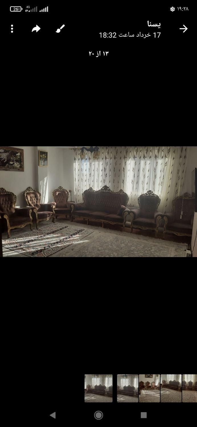 مبلمان سلطنتی ۹نفره|مبلمان خانگی و میز عسلی|شهرکرد, |دیوار