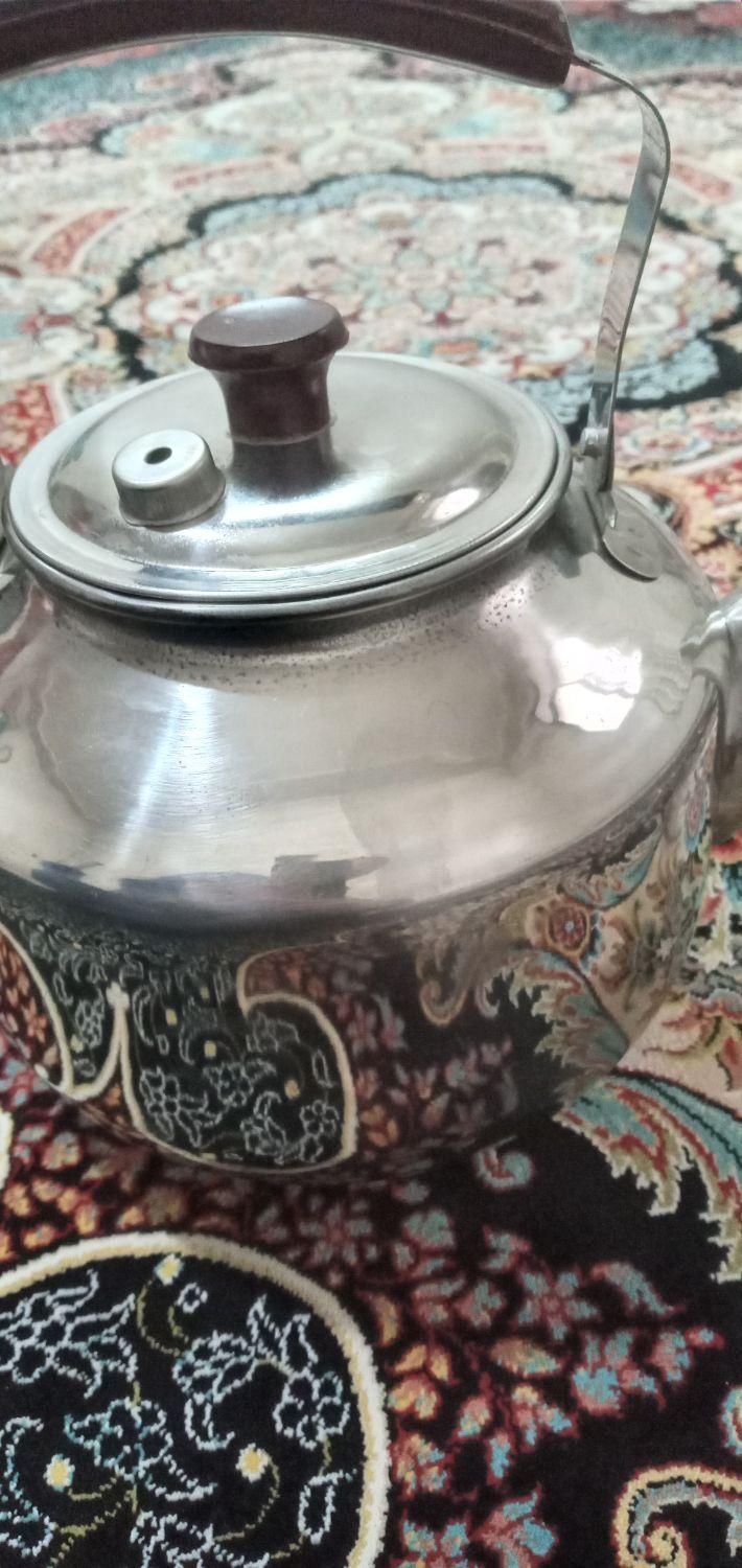 کتری وسینی استیل نو اکبند|قوری، کتری، قهوه‌ساز دستی|تهران, خزانه|دیوار