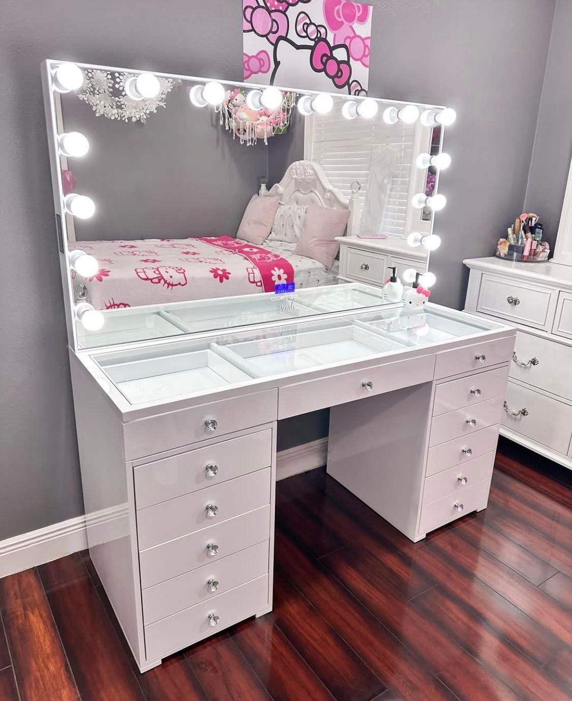 میز آرایش هالیوودی|جاکفشی، کمد، دراور|رشت, حومه رشت|دیوار