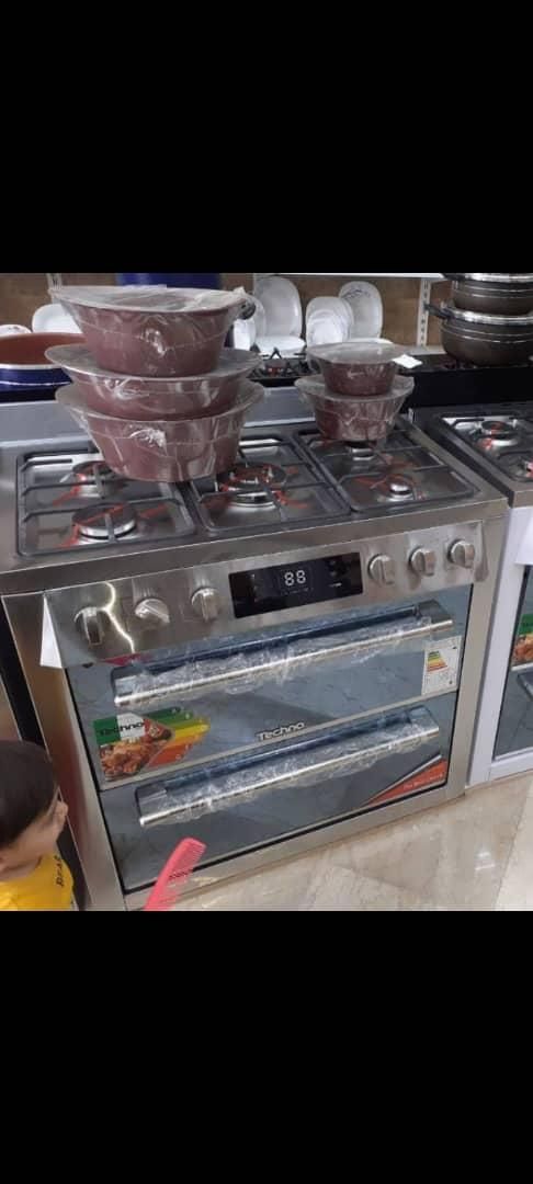 اجاق گاز۵ شعله تمام استیل|اجاق گاز و لوازم برقی پخت‌وپز|ورامین, قويينک زهری|دیوار