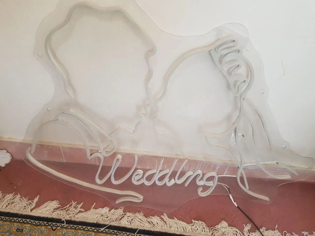 تابلو نئون عروسی (Wedding)|ریسه و چراغ تزئینی|تهران, اسکندری|دیوار