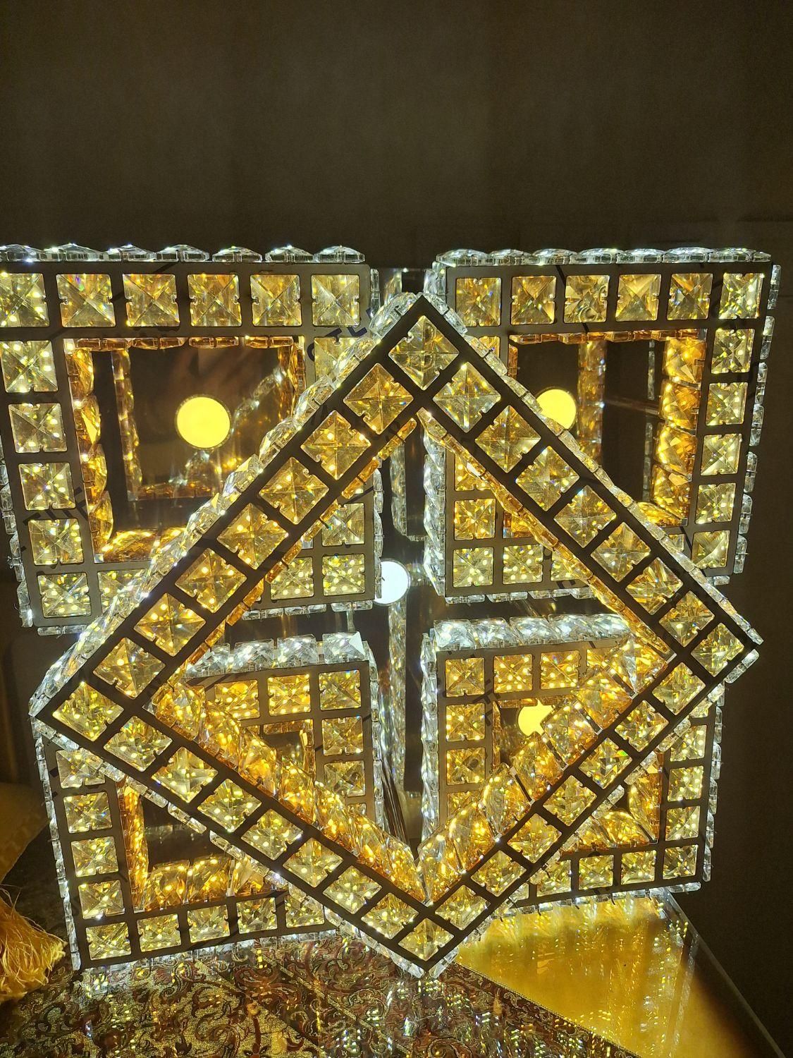 لوستر الماس کهکشانی سقفی مربع|لوستر و چراغ آویز|تهران, دانشگاه شریف|دیوار