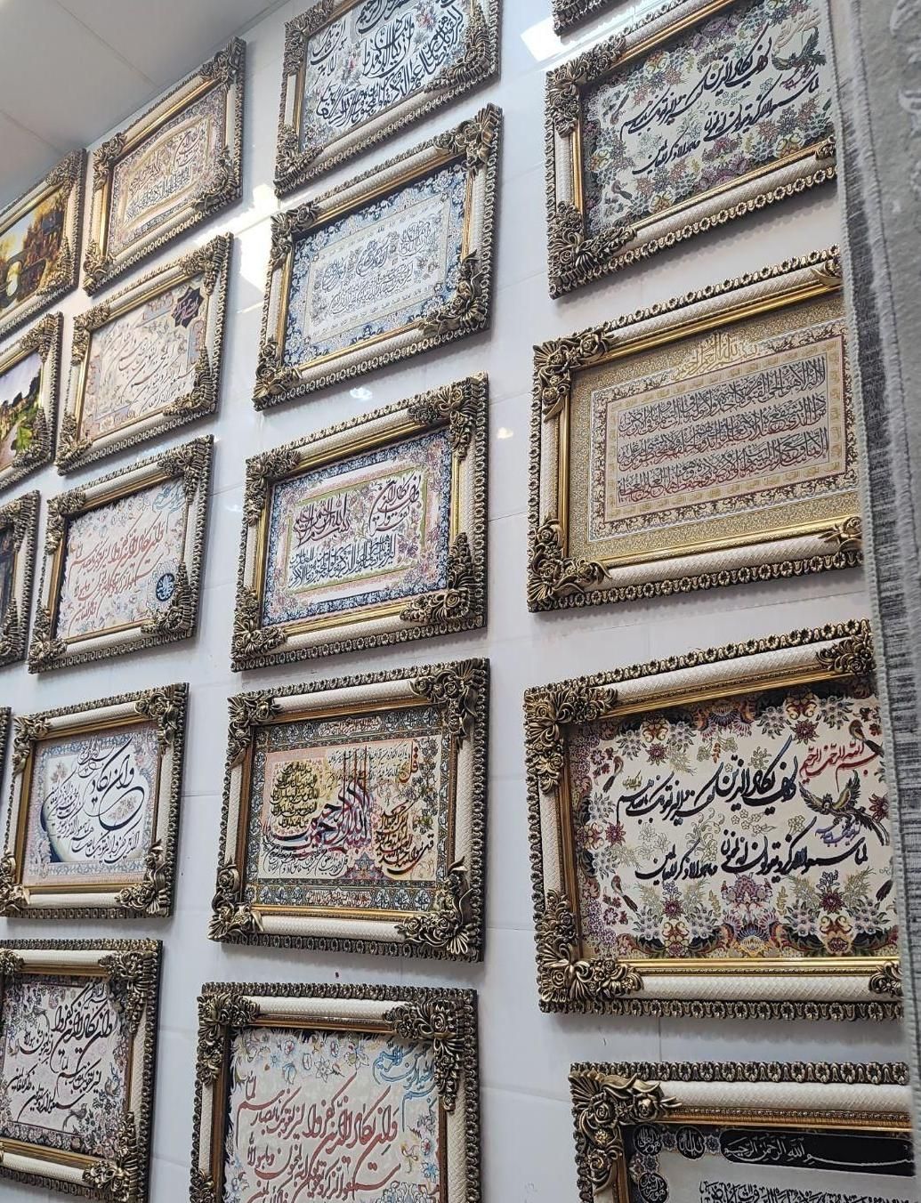 تابلو آیه فرشی نگارین 700 شانه کد 1200 اصل|تابلو فرش|مشهد, امیر|دیوار
