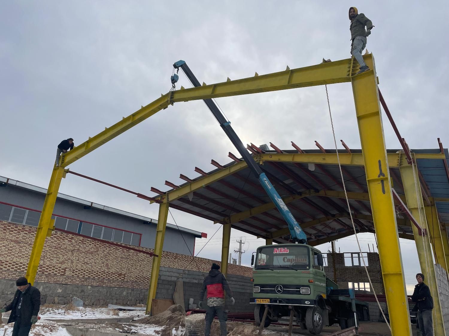 جرثقیل خاور کفی دکل بلند3تن(شبانه روزی)|خدمات حمل و نقل|تبریز, |دیوار