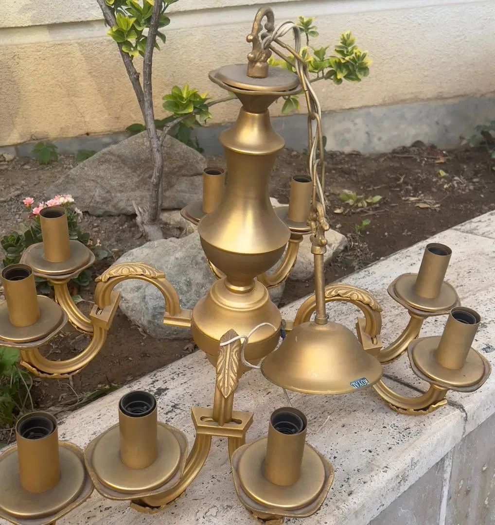 لوستر  برنجی|لوستر و چراغ آویز|تهران, نارمک|دیوار