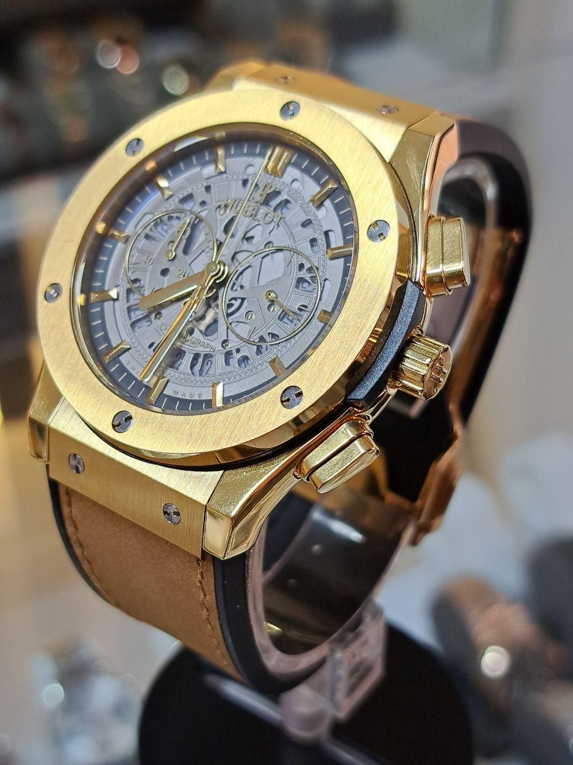 ساعت مچی هابلوت کرنوگرافAAA سه موتور ژاپن(رنگبندی)|ساعت|مشهد, راهنمایی|دیوار