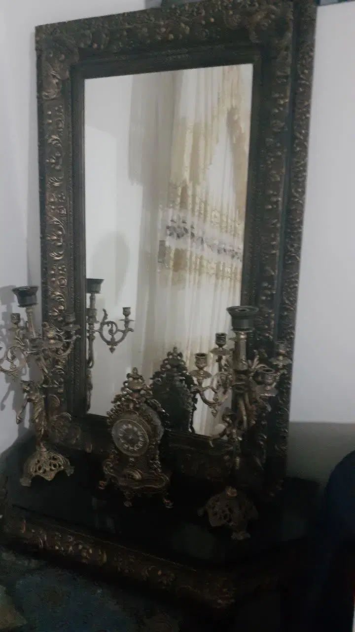 آینه کنسول یک‌ونیم ویترین یک‌ونیم بخاری ۵ونیم|بوفه، ویترین، کنسول|تهران, افسریه جنوبی|دیوار