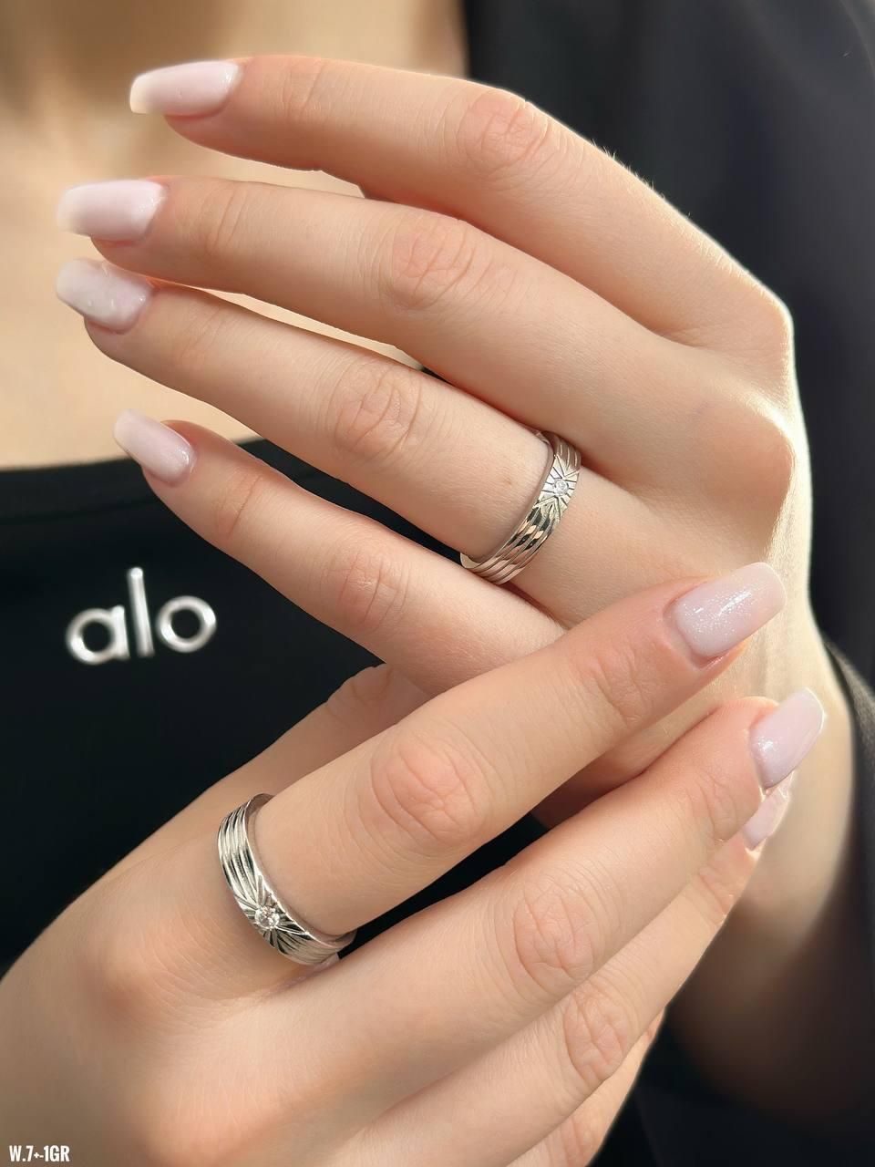 حلقه ست نقره روکش طلا عروس داماد عینا طلا|بدلیجات|تبریز, |دیوار