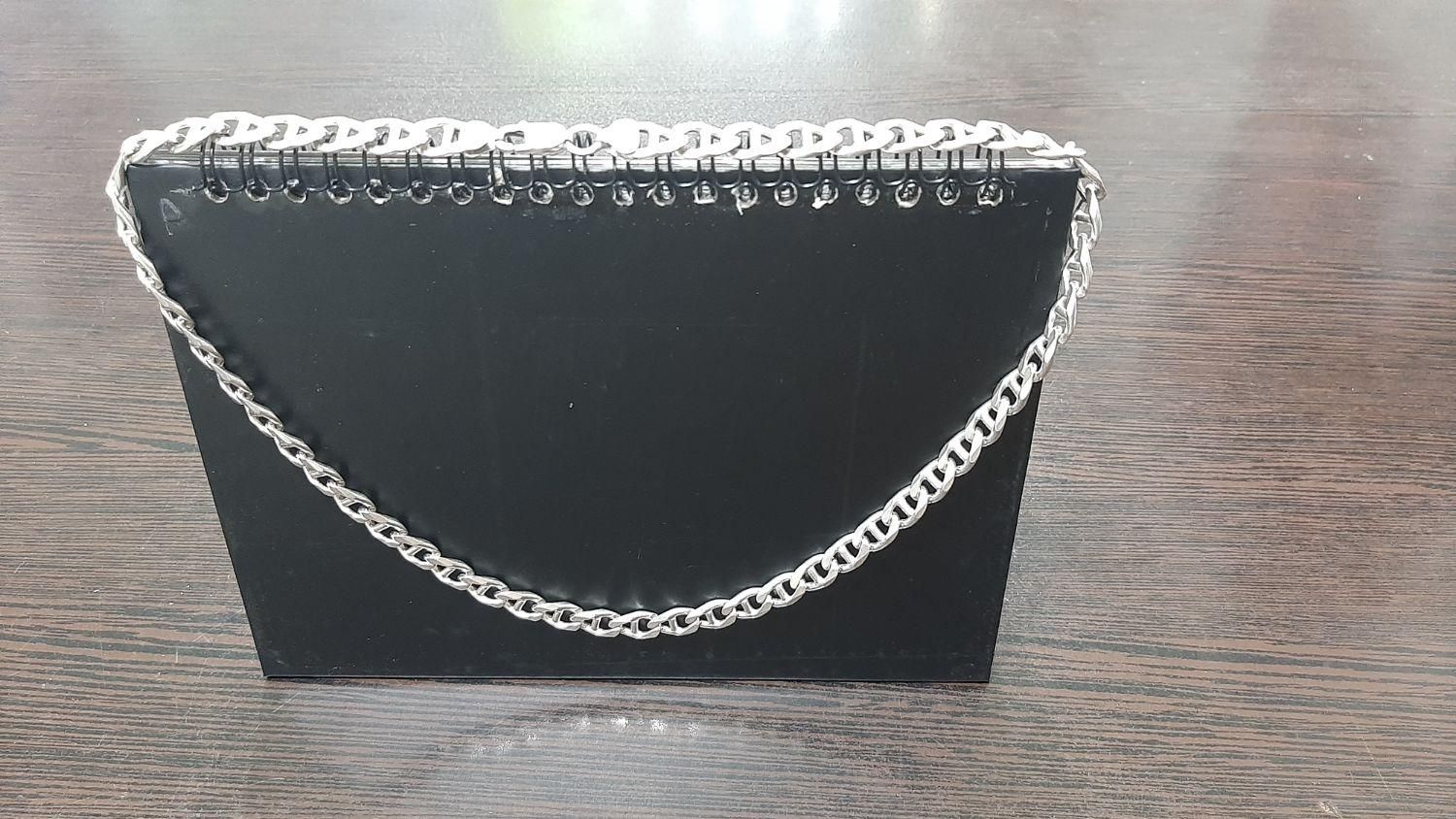 زنجیر نقره فوق العاده شیک جوندار سنگین مدل تی|جواهرات|دورود, |دیوار