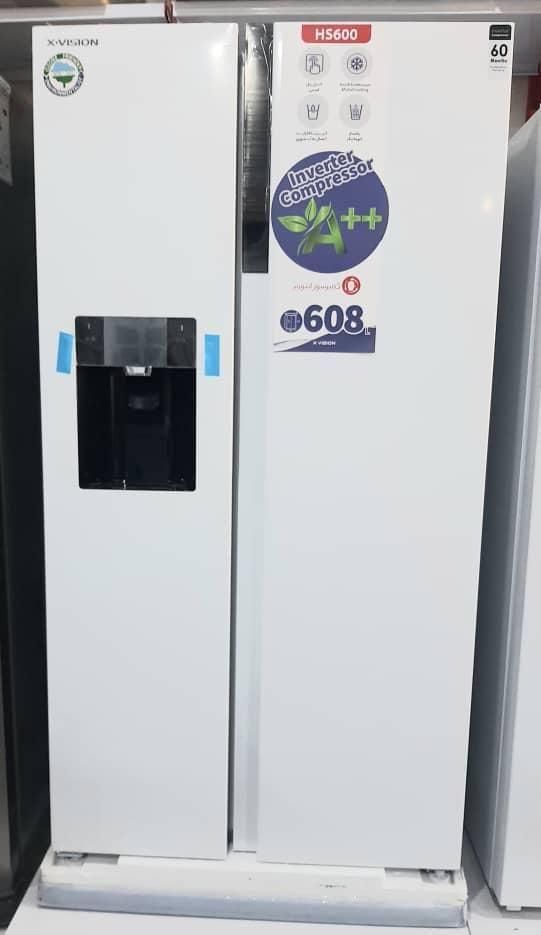 قسطی/یخچال فریزر ساید ایکس ویژن  Hs600|یخچال و فریزر|مشهد, محمدآباد|دیوار
