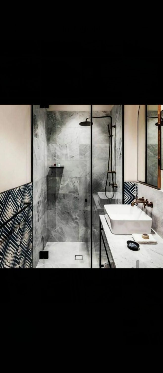 کابین دوش ، حمام شیشه ای ، پارتیشن شیشه ای|لوازم حمام|رشت, سعدی (تختی)|دیوار