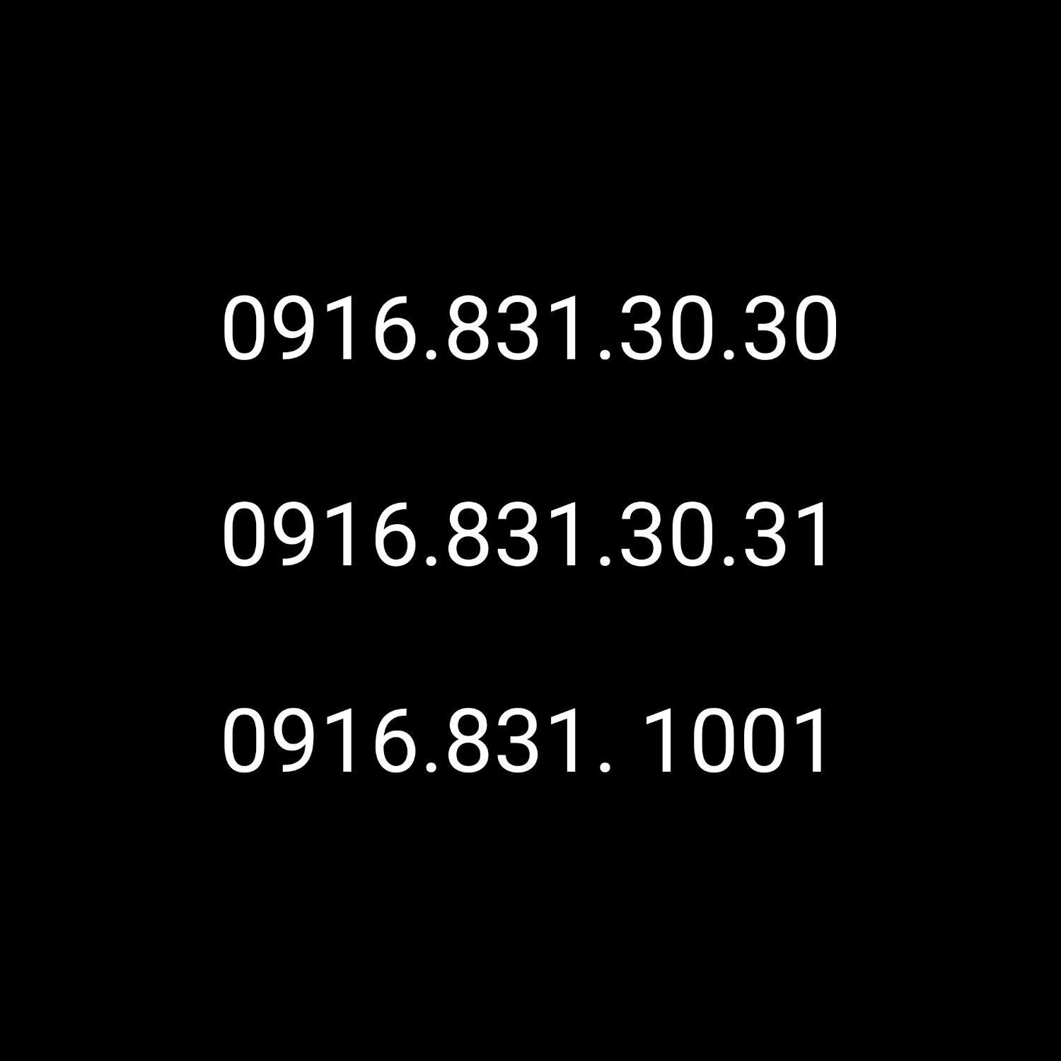 0916.831.30.30|سیم‌کارت|تهران, فرمانیه|دیوار