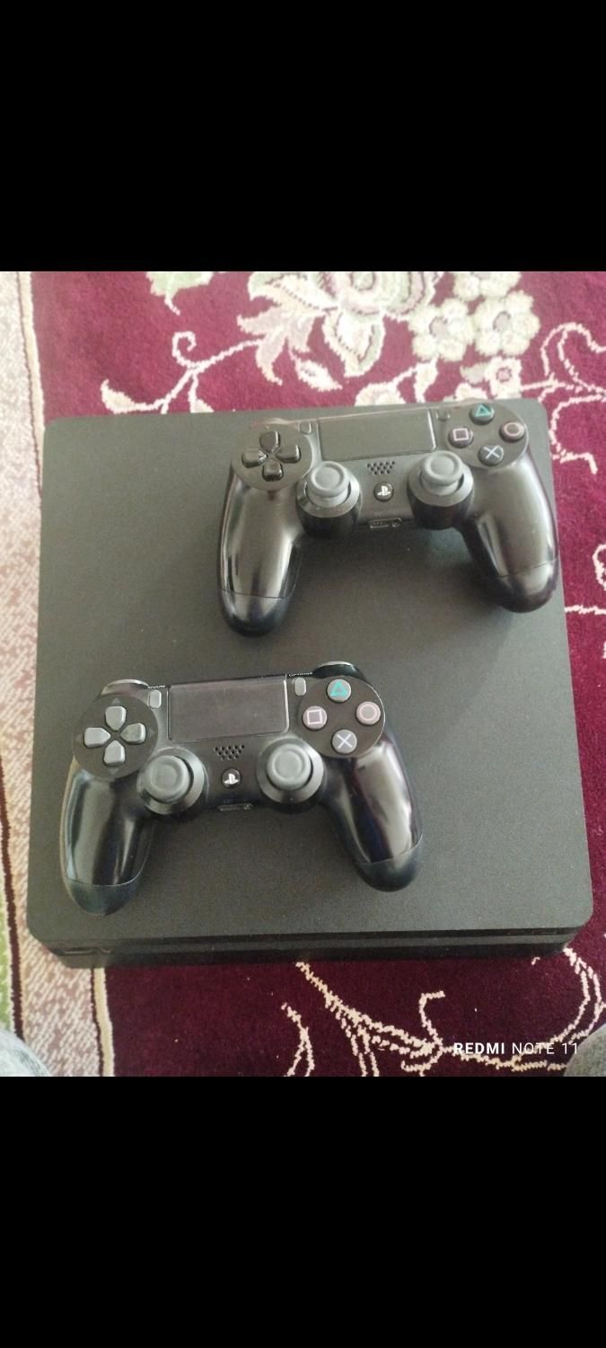 ps4 slim اسلیم ۱ترا اکانتی، فول بازی دو دسته اصلی|کنسول، بازی ویدئویی و آنلاین|الیگودرز, |دیوار