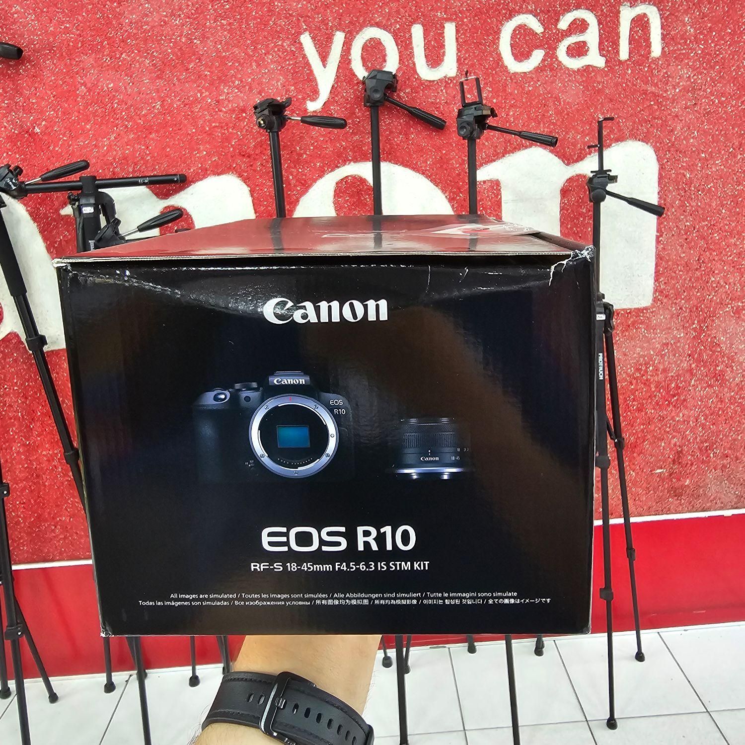 دوربین کانن CANON EOS R10 به همراه لنز 18-45|دوربین عکاسی و فیلم‌برداری|شیراز, ملاصدرا|دیوار