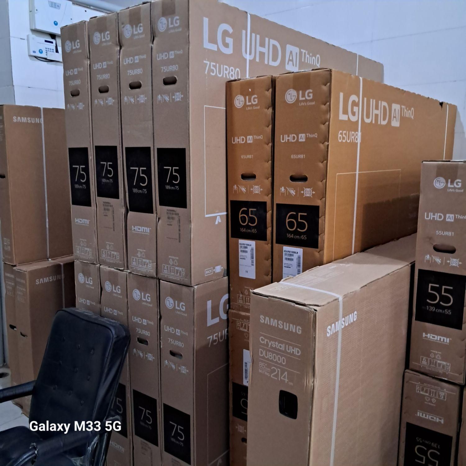 ال ای دی ۵۵ اینچ سامسونگ تولید ۲۰۲۵|تلویزیون و پروژکتور|شیراز, ده پیاله|دیوار