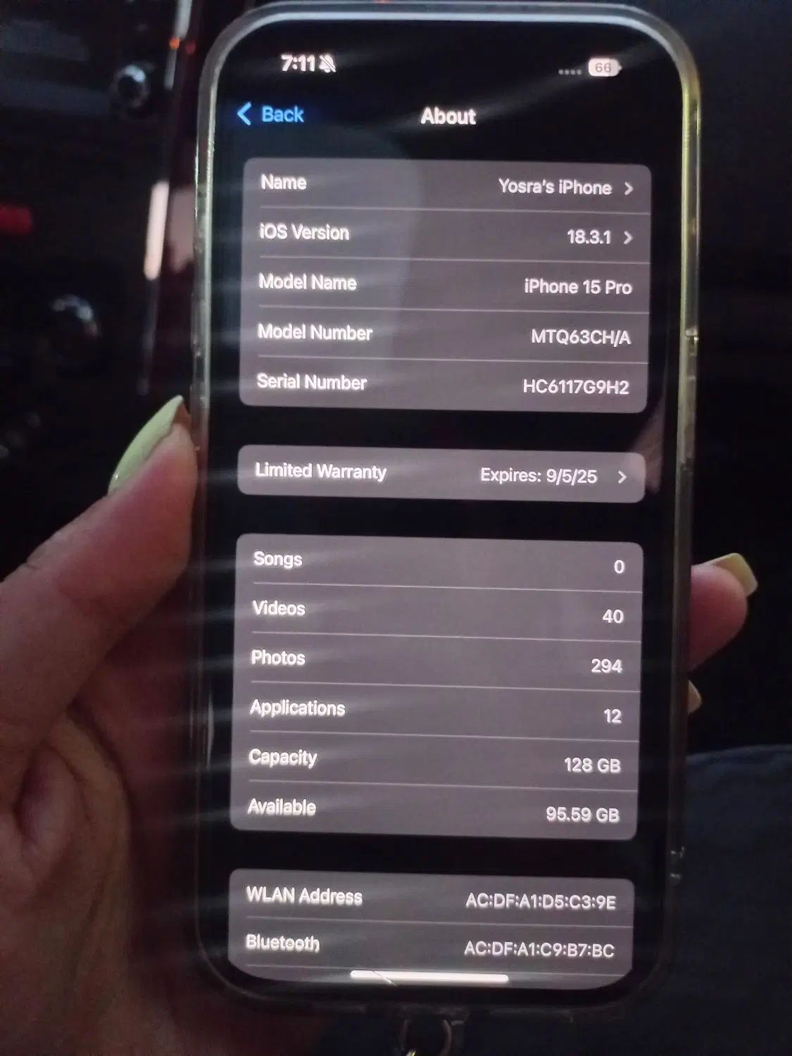اپل iPhone 15 Pro با حافظهٔ ۱۲۸ گیگابایت|موبایل|کرمانشاه, |دیوار