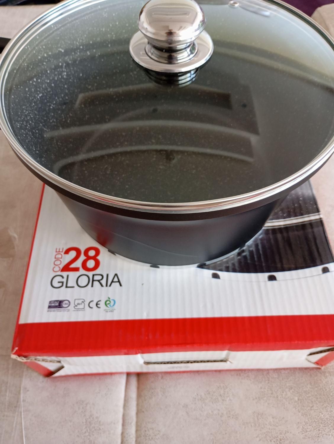 قابلمه و تابه سایز ۲۸ مدل گلوریا مارک کویر|ظروف پخت‌وپز|الوند, |دیوار