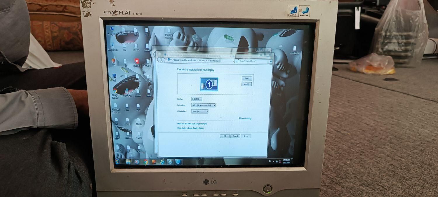 مانیتور قدیمی crt|قطعات و لوازم جانبی رایانه|بجنورد, |دیوار