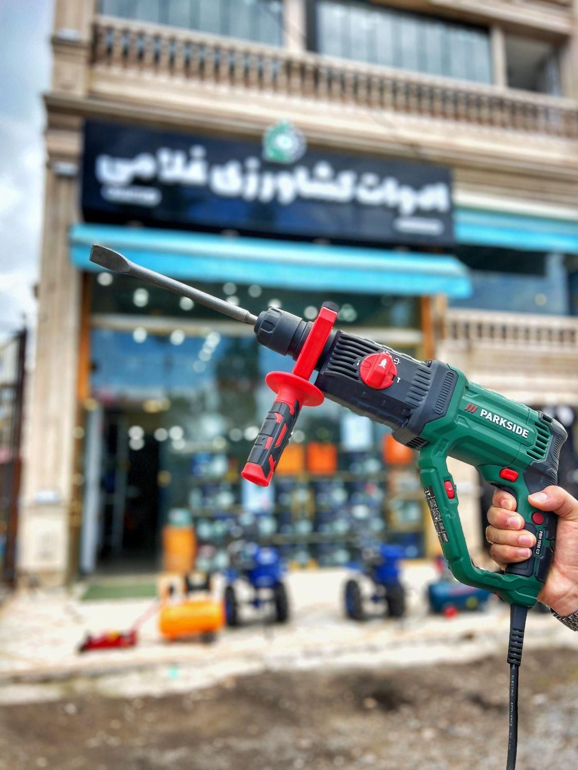 دریل بتن کن پارکساید موتور برق چکش تخریب اره|ابزارآلات|بانه, |دیوار