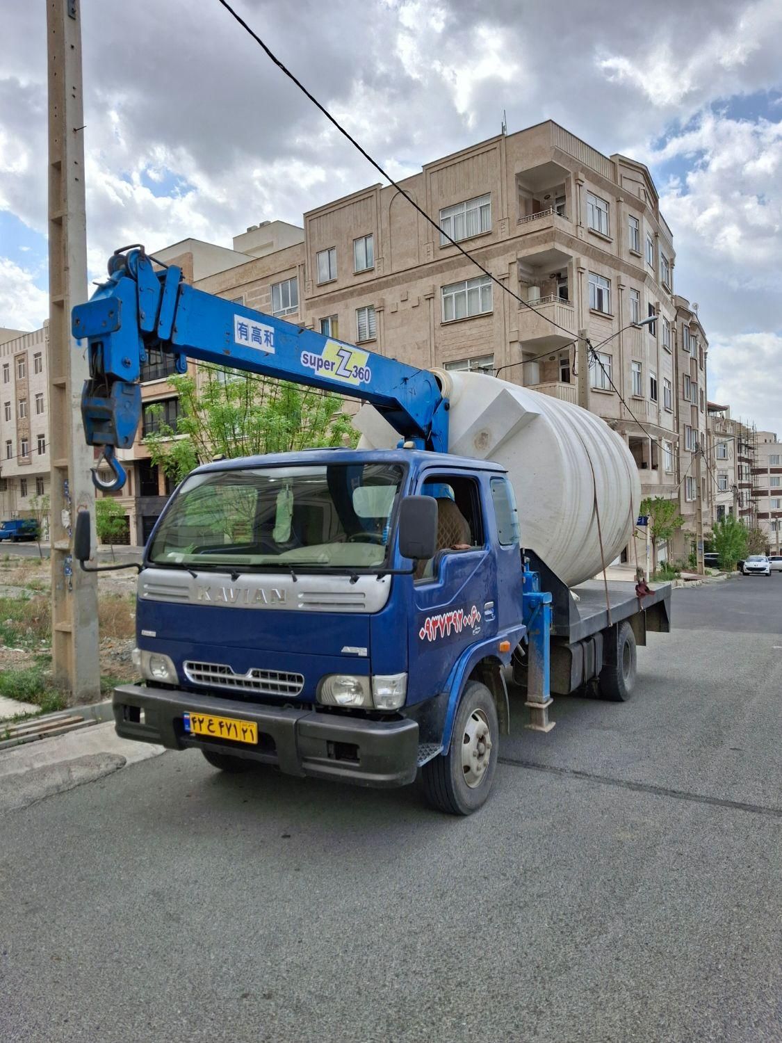 جرثقیل خاور 3 تن کل مناطق کرج|خدمات حمل و نقل|کرج, کمال‌شهر|دیوار