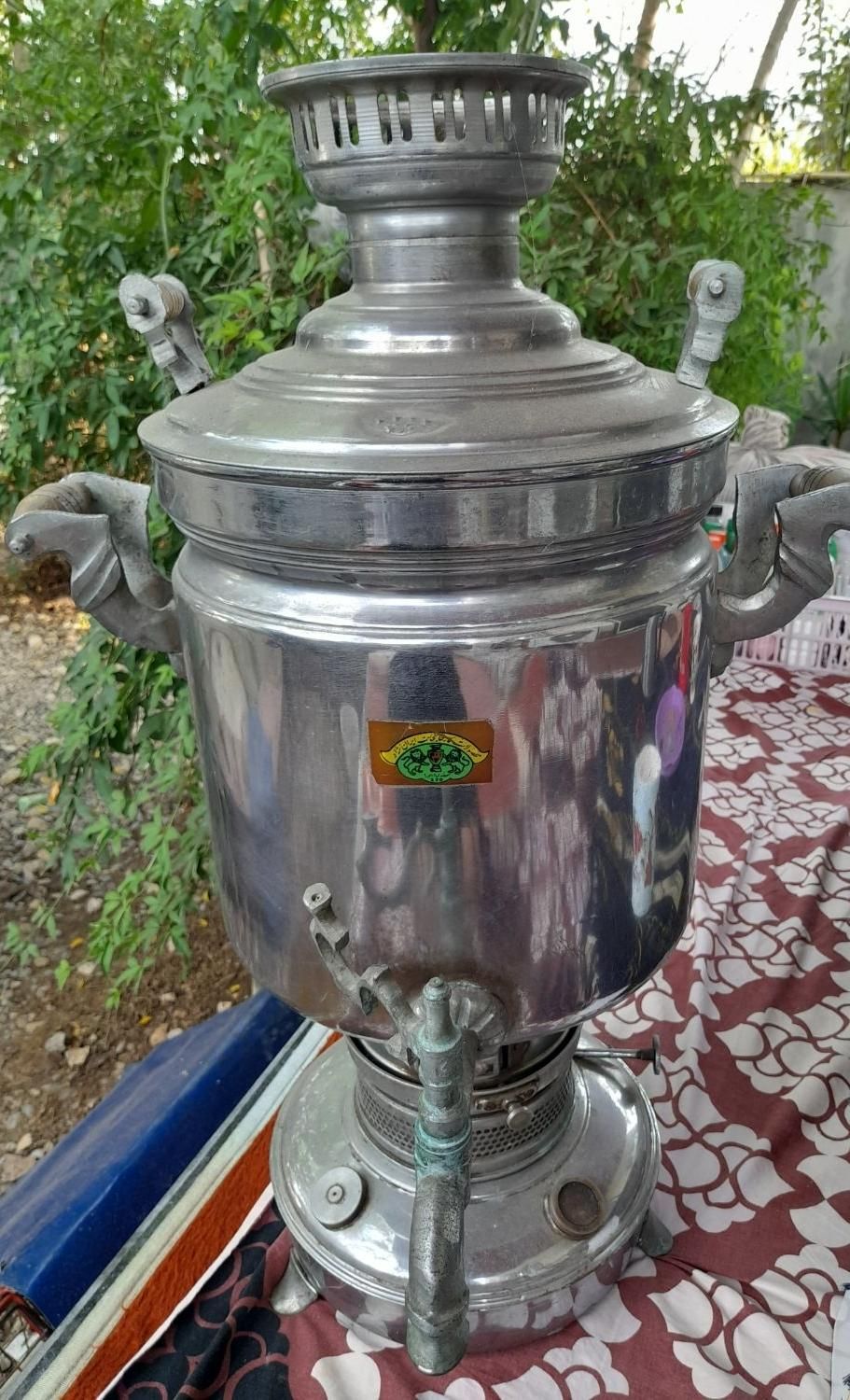 سماور قدیمی|سماور، چای‌ساز، قهوه‌ساز|ساری, |دیوار