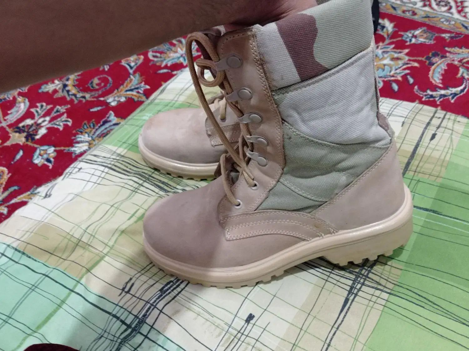 پوتین سربازی کفش کوهنوردی پوتین کوه نوردی|کیف، کفش، کمربند|مشهد, خواجه ربیع|دیوار