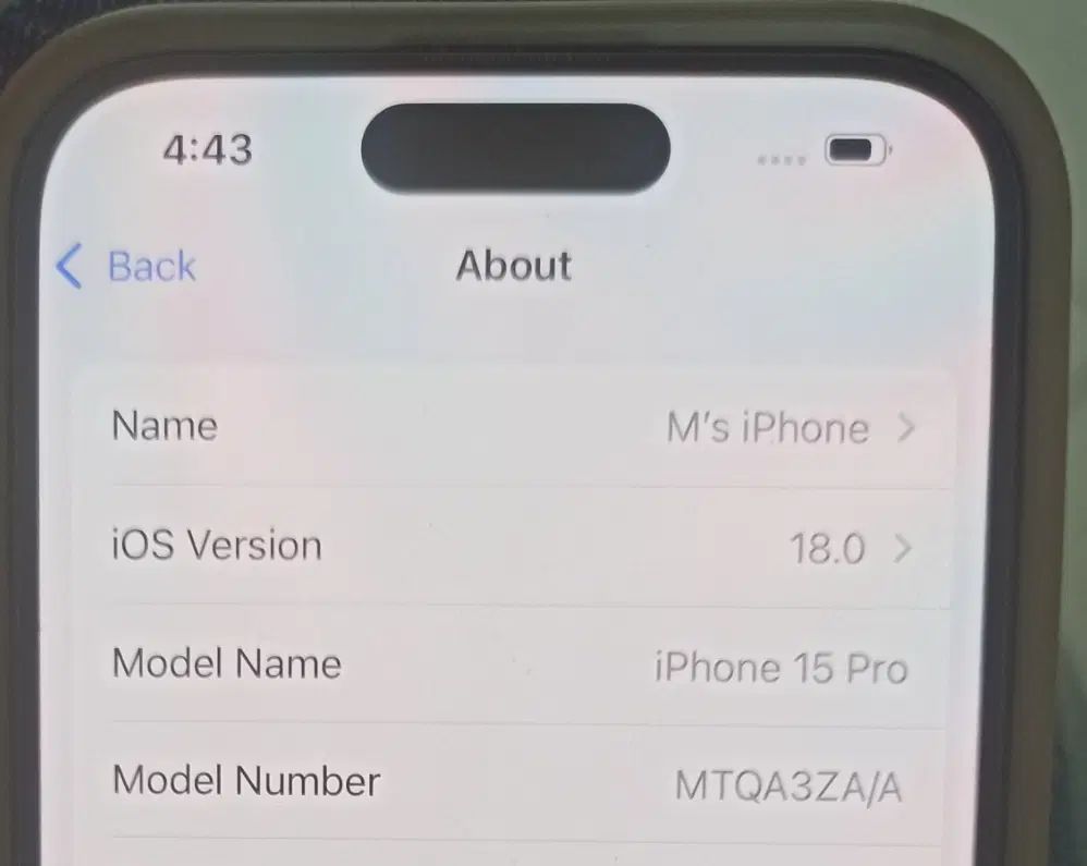 اپل iPhone 15 Pro با حافظهٔ ۲۵۶ گیگابایت zaa|موبایل|تهران, منیریه|دیوار