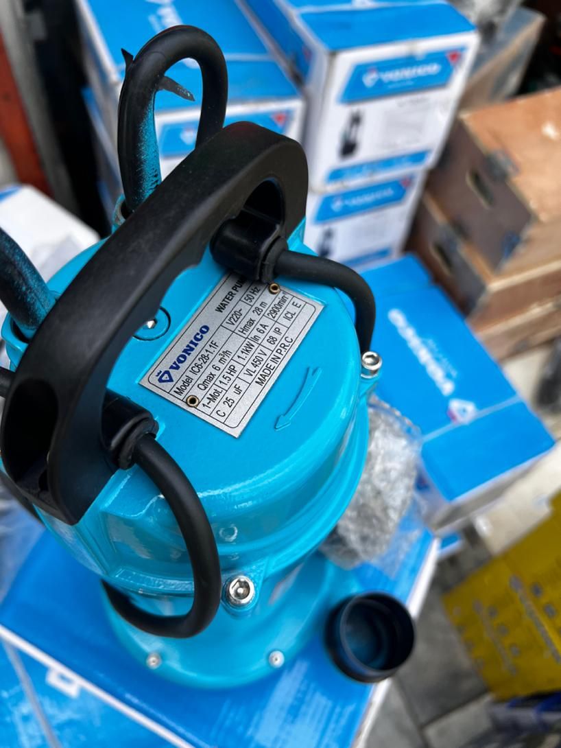 پمپ کفکش آب ۲۸ متری ۲ اینچ وونیکو ۱/۵ اسبی کف کش|مصالح و تجهیزات ساختمان|مشهد, کوشش|دیوار