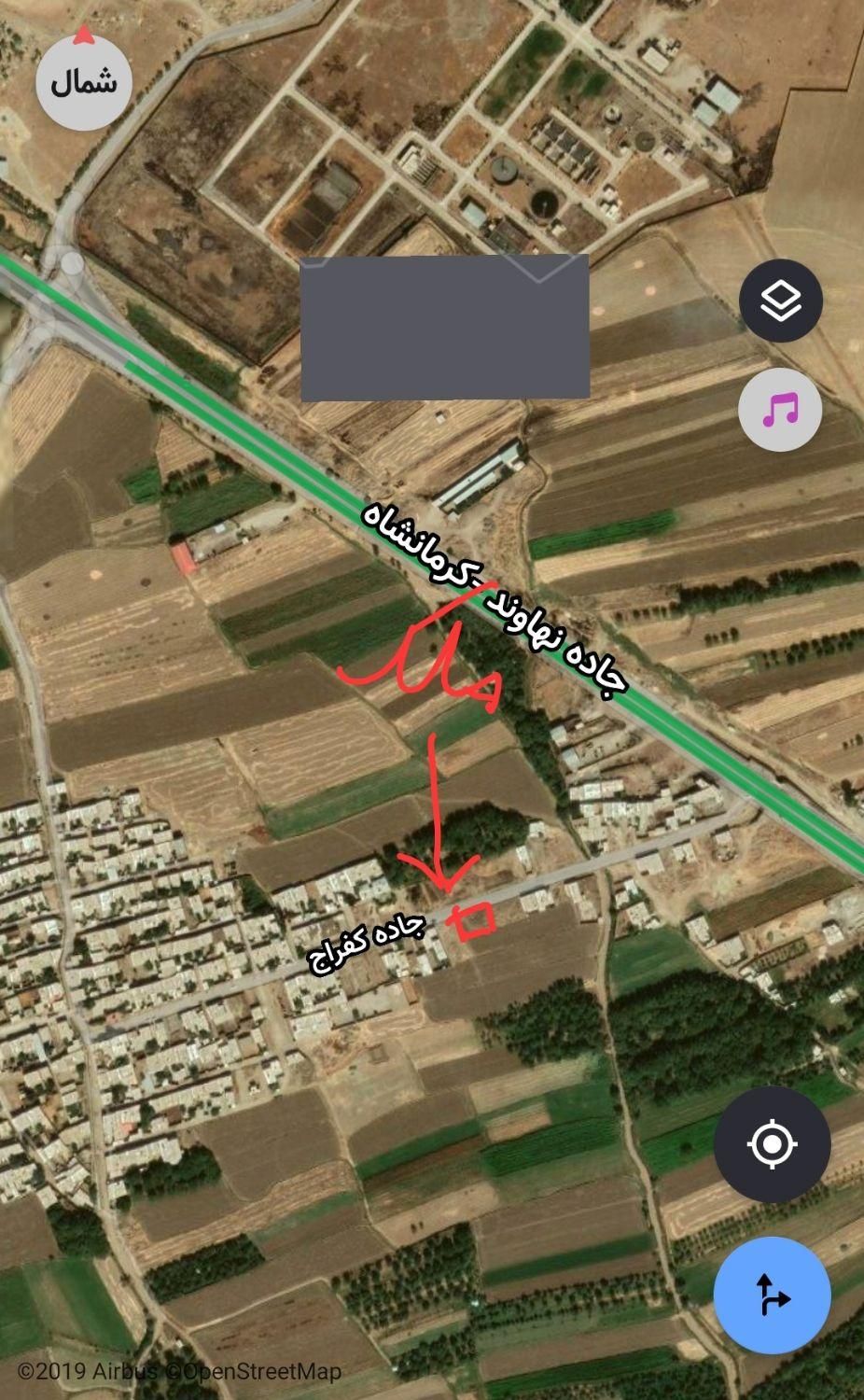 زمین برای ساخت مسکونی کفراج|فروش زمین و ملک کلنگی|نهاوند, |دیوار