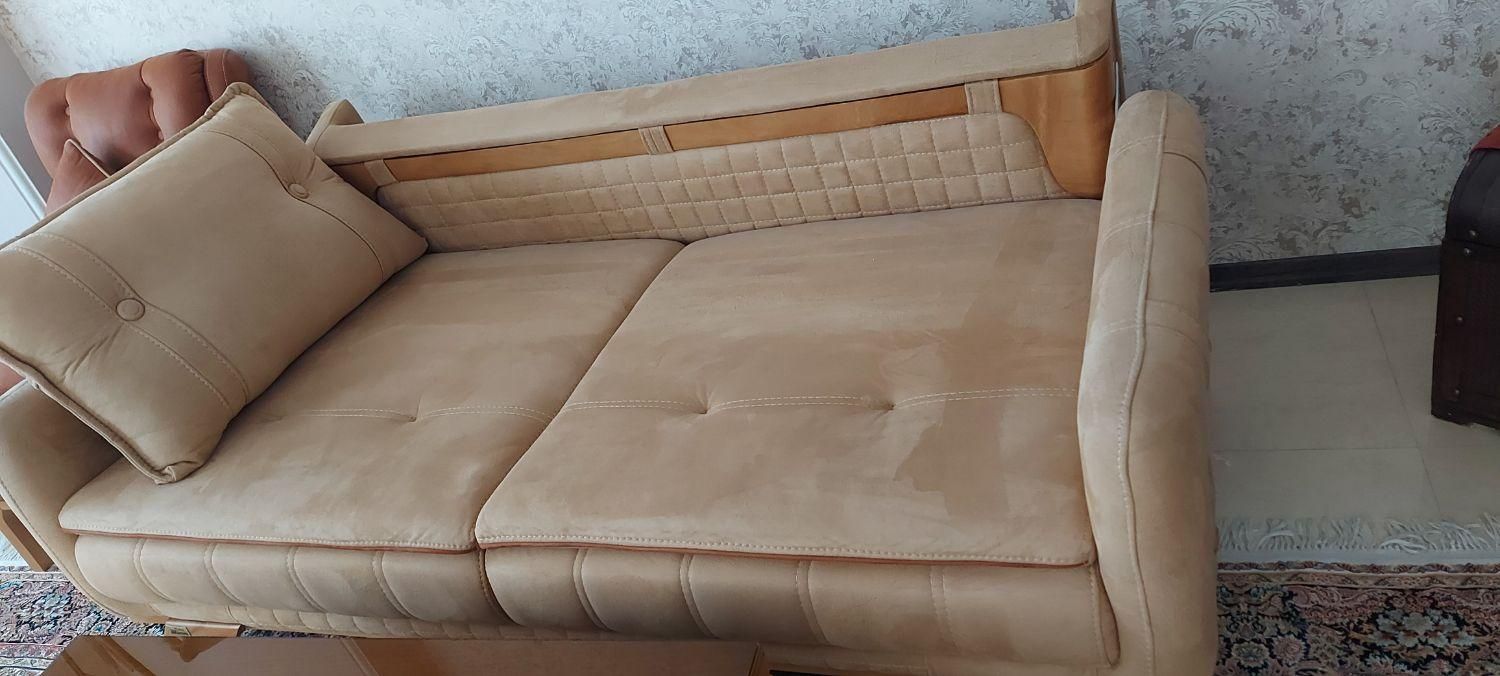 مبل ترک تمام راحتی تختخواب شو با فوم سرد عالی|مبلمان خانگی و میز عسلی|تهران, کوهک|دیوار