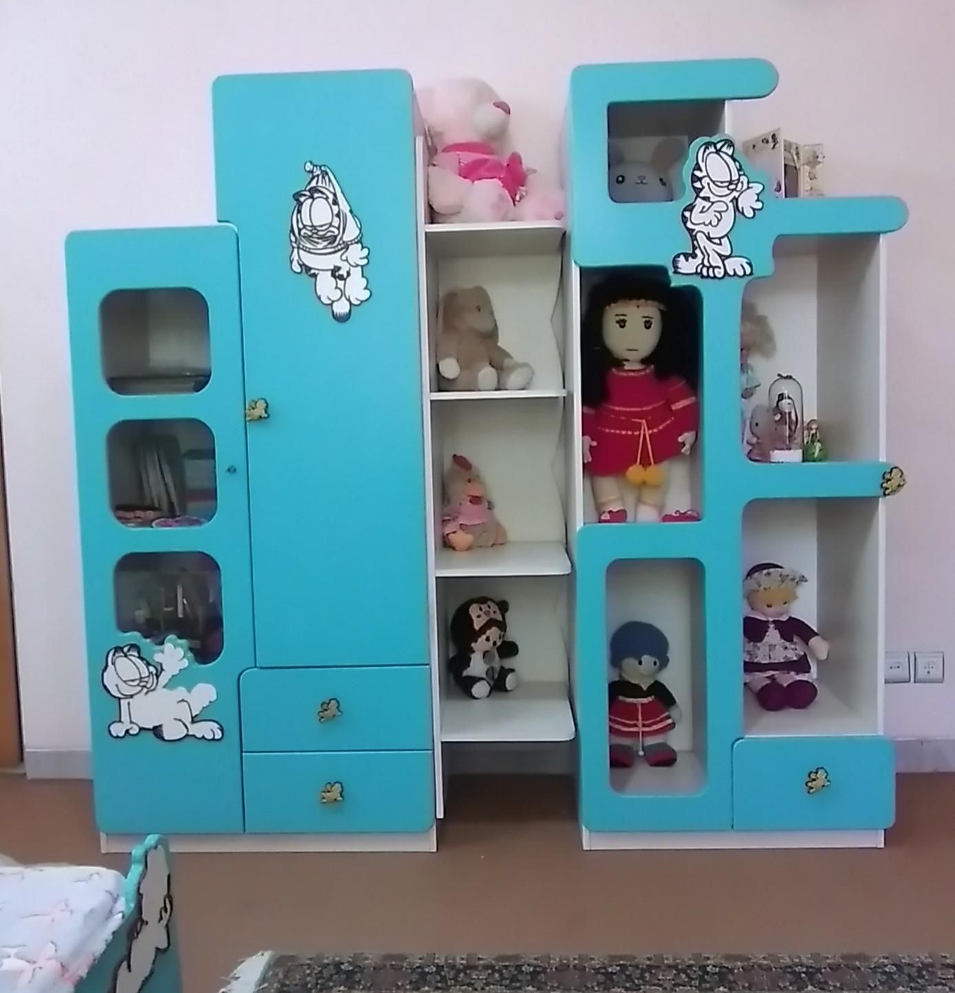 سرویس خواب کامل کودک و نوجوان|تخت و سرویس خواب|سمنان, |دیوار