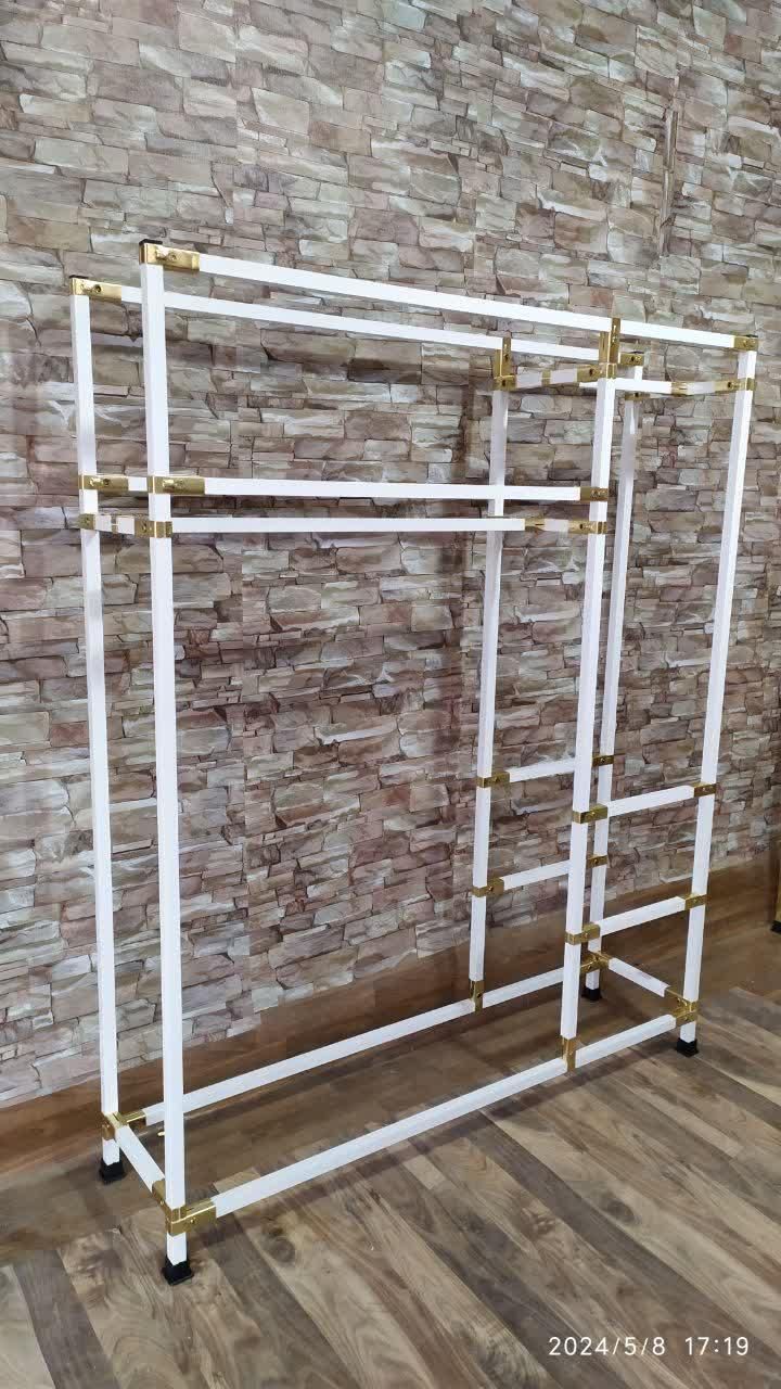 رگال لباس و آویز لباس مدل K216 رنگ کوره ای|جاکفشی، کمد، دراور|اسلام‌شهر, شهرک واوان|دیوار