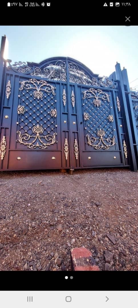 درب حیاط ویلایی باغچه باغ باغی فرفورژه ای|مصالح و تجهیزات ساختمان|تهران, شهرک ابوذر|دیوار