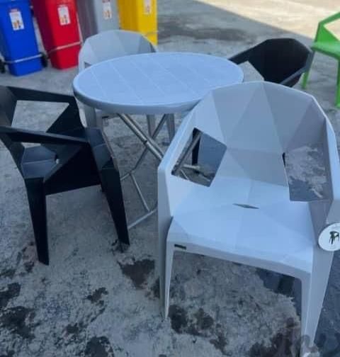 میز و صندلی پلاستیکی طرح الماسAlmasکد87  کرج گلشهر|میز و صندلی غذاخوری|کرج, گلشهر|دیوار