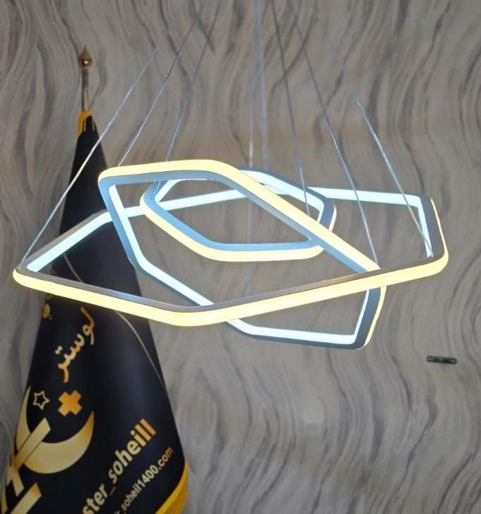 لوستر ۶گوش دوطرف نور|لوستر و چراغ آویز|فردیس, فردیس|دیوار