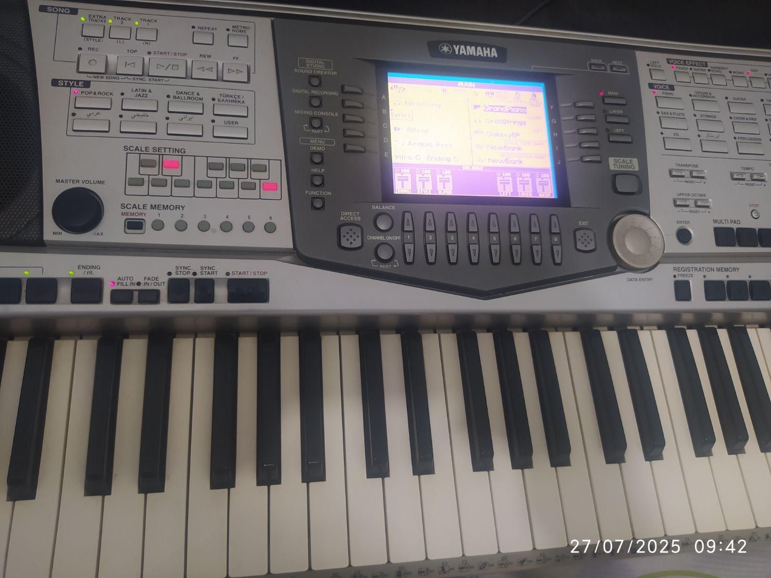 ارگ a1000|پیانو، کیبورد، آکاردئون|قم, باجک دو|دیوار