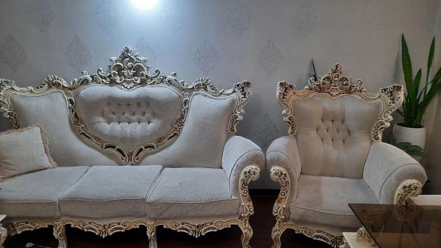 مبل ۹نفره سلطنتی و ویترین|مبلمان خانگی و میز عسلی|تهران, چیتگر شمالی|دیوار